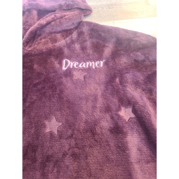 Joyspun small womens plush pj star purple hoodie new with tags - Picture 3 of 11